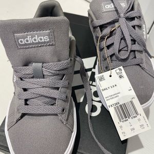 Brand new Adidas daily skate board sneaker color is dove gray